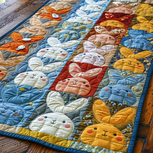 Bunny TAI020324045 Quilted Table Runner