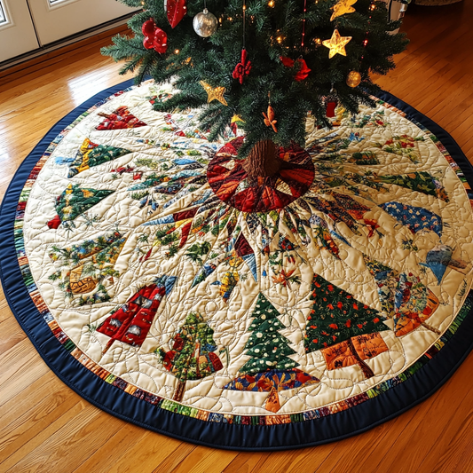 Christmas Tree TAI040924302 Quilted Tree Skirt