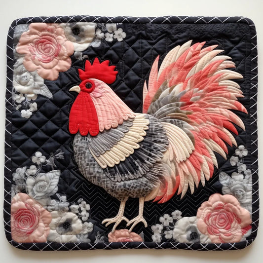 Rooster TAI07122357 Quilted Placemats