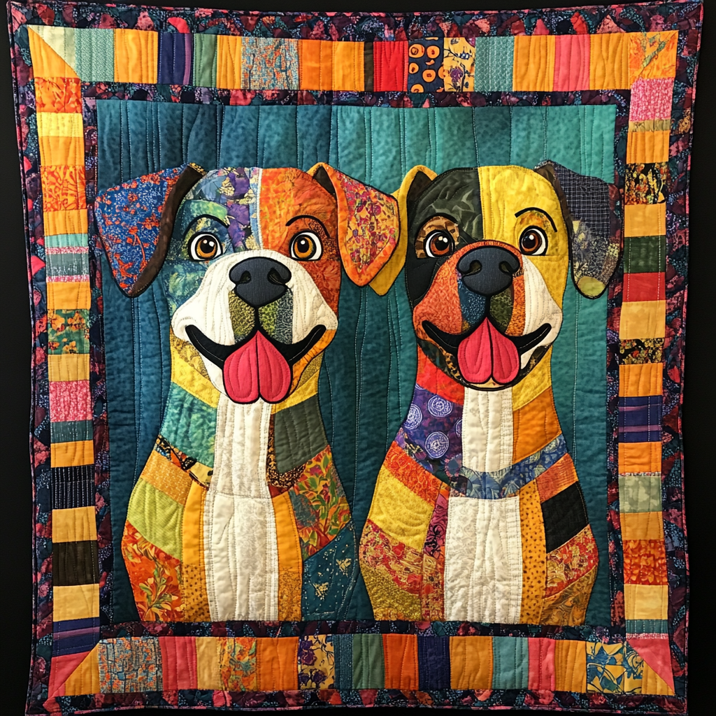 Boxer Dog TAI01102411 Quilt Blanket