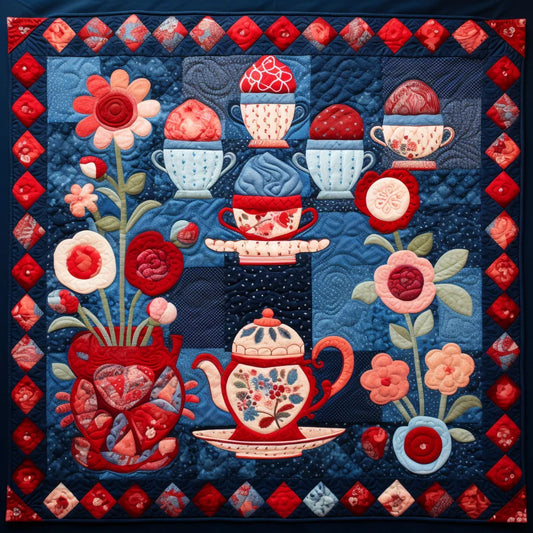 Teapot TAI260224019 Quilt Blanket