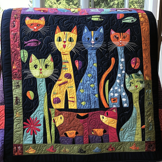 Cat TAI041024424 Quilt Blanket