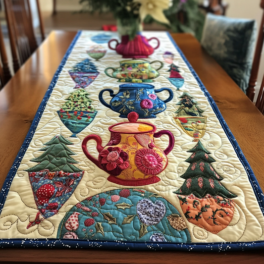 Teapot TAI041024285 Quilted Table Runner