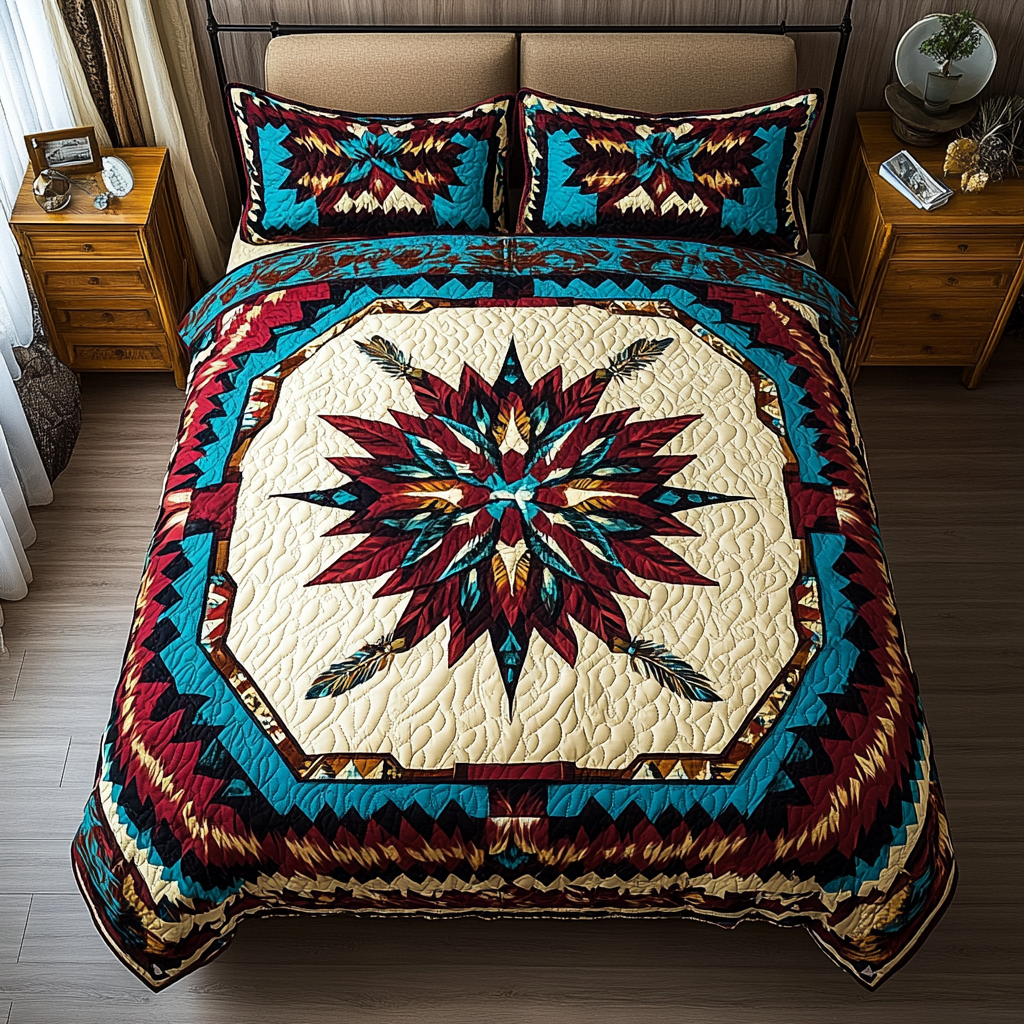 Native American TAI201124091 Quilt Bedding Set