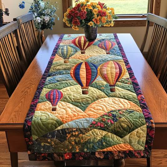 Hot Air Balloon DAI110225417 Quilted Table Runner