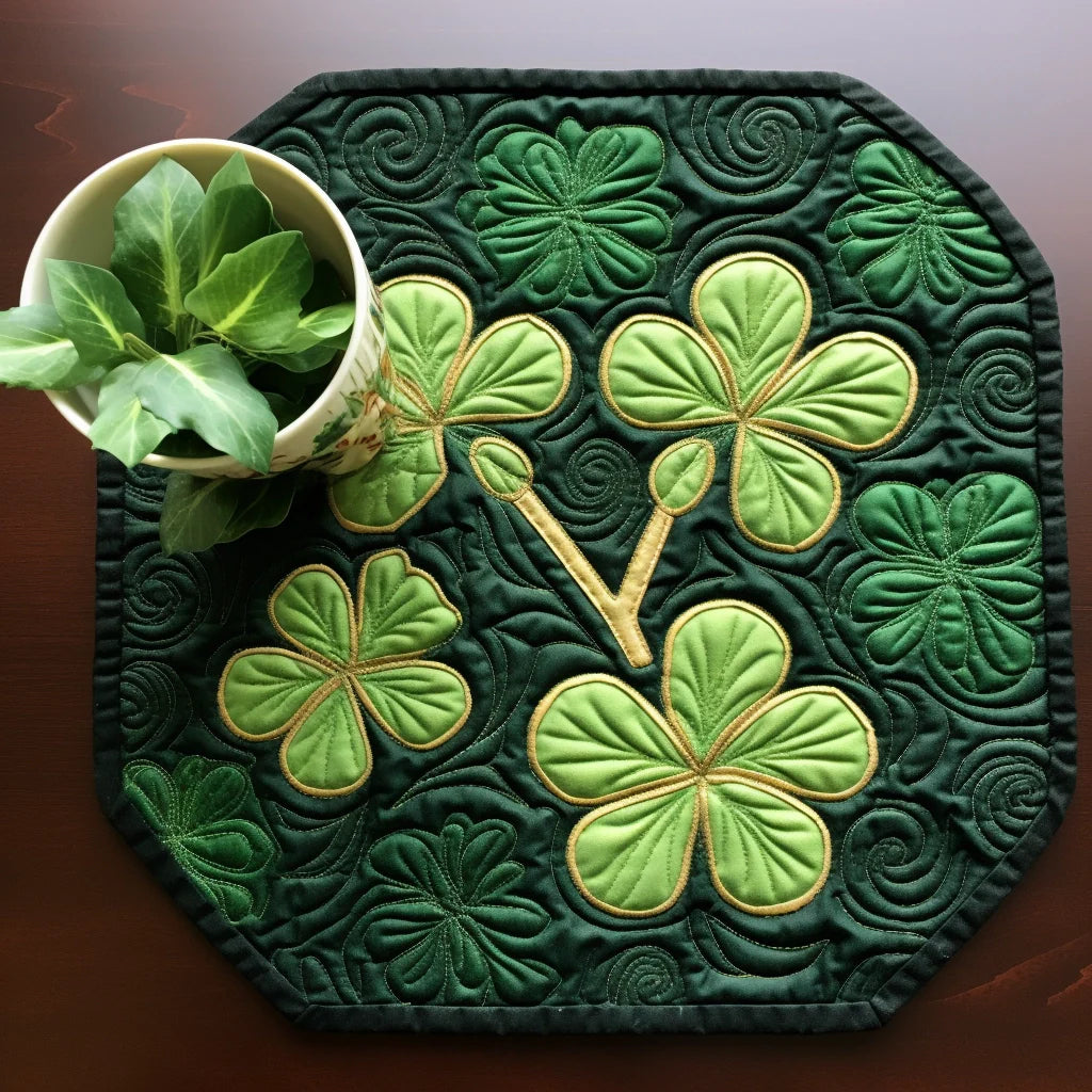 Irish Shamrock TAI040124340 Quilted Placemats