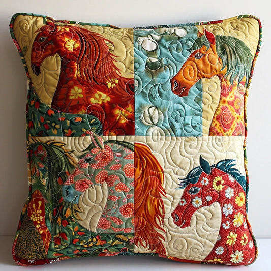 Horse TAI060324262 Quilted Pillow Case