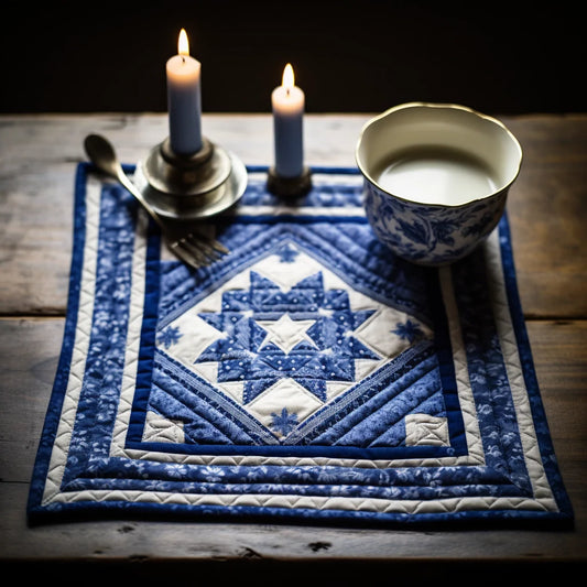 Jewish Hanukkah TAI040124348 Quilted Placemats