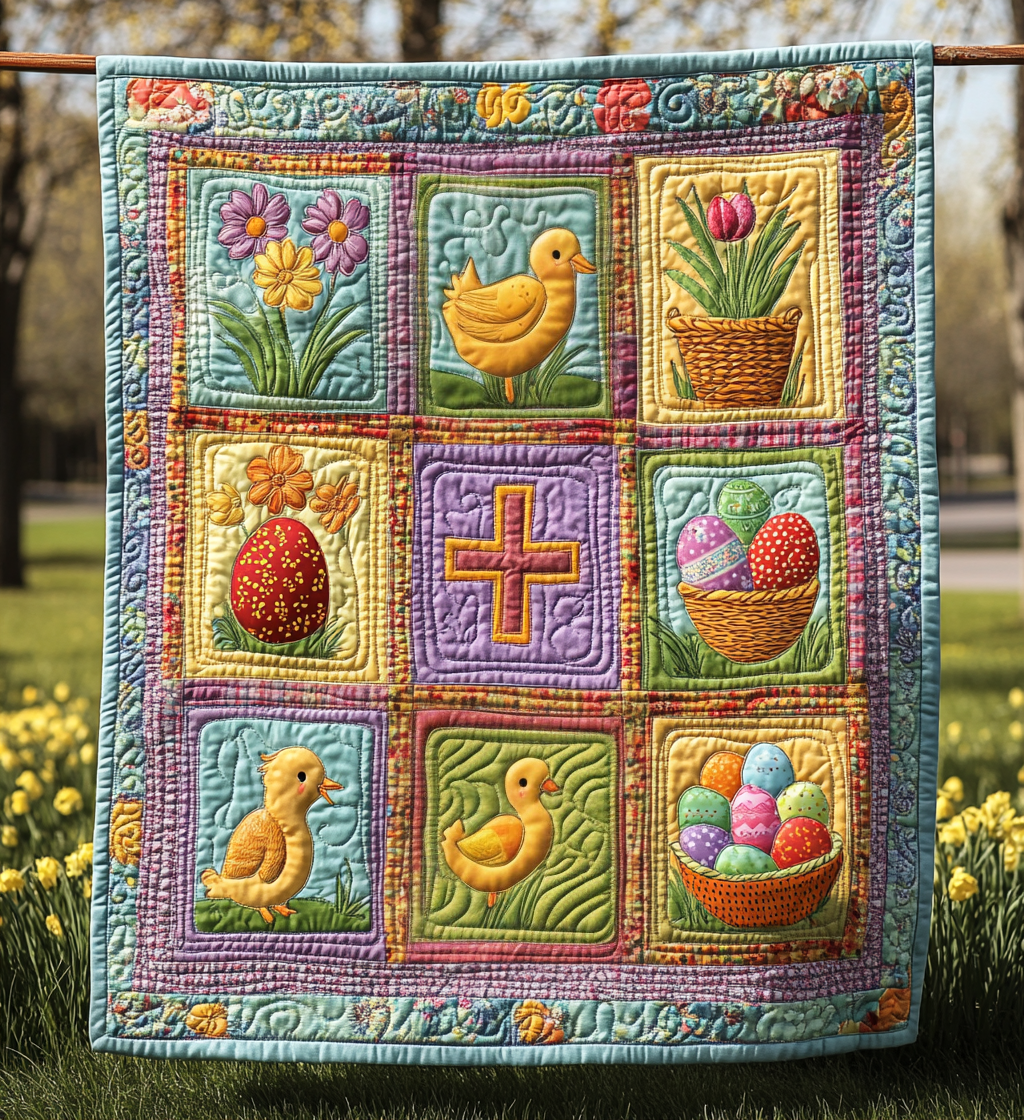 Easter DAI301224008 Quilt Blanket