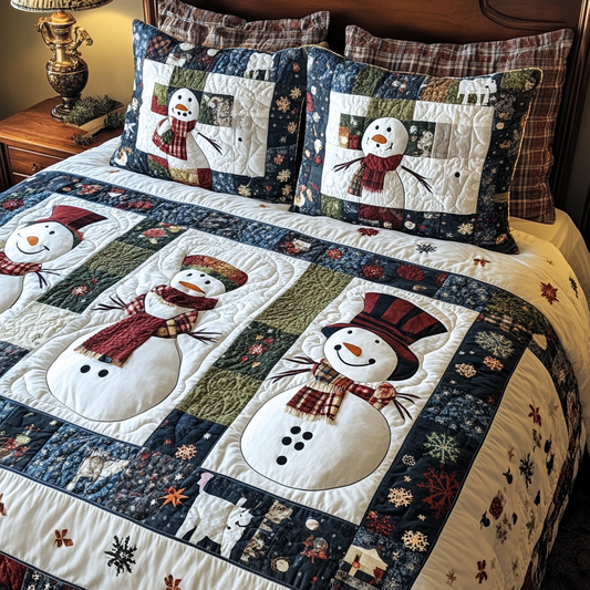 Snowman DAI190824236 Quilt Bedding Set