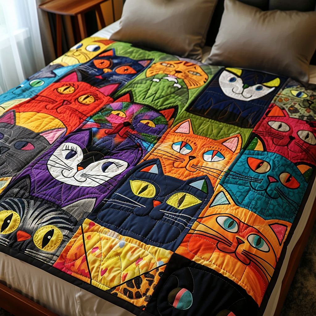 Cat TAI040724010 Quilt Blanket