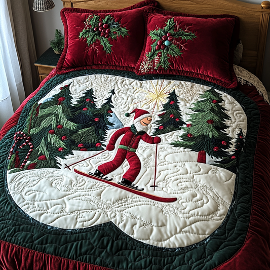 Christmas Ski DAI181124015 Quilt Bedding Set