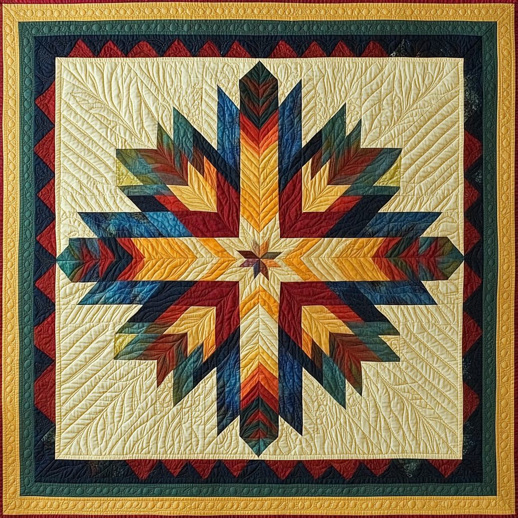 Native American Star DAI040924202 Quilt Blanket