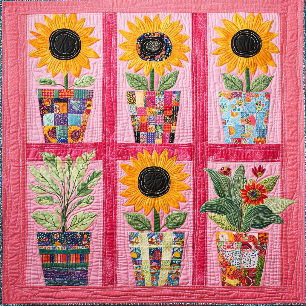 Sunflower DAI010824108 Quilt Blanket