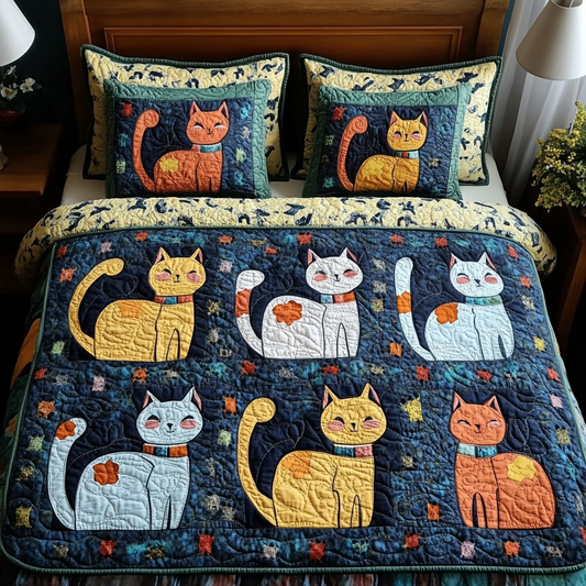 Cat DAI280824019 Quilt Bedding Set