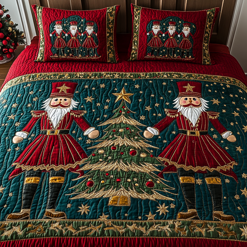 Christmas Nutcracker TAI201124171 Quilt Bedding Set