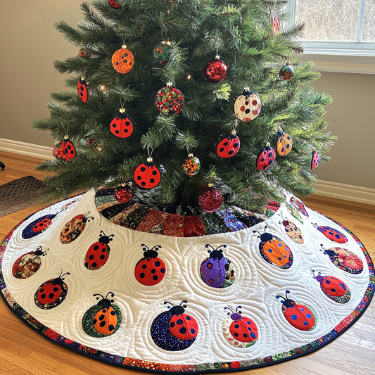 Ladybug DAI230924023 Quilted Tree Skirt