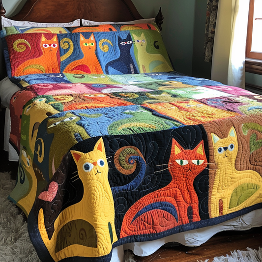 Cats TAI251124190 Quilt Blanket