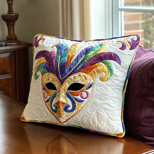 Mardi Gras DAI200125270 Quilted Pillow Case