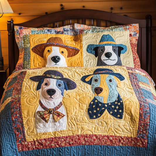 Cowboy Dog DAI241224230 Quilt Bedding Set