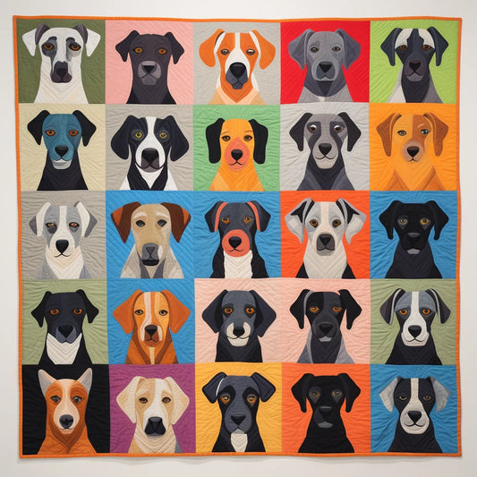 Dogs TAI13112330 Quilt Blanket