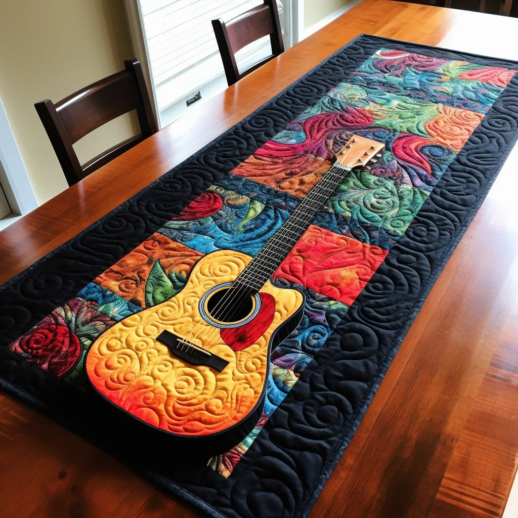 Guitar TAI07122336 Quilted Table Runner