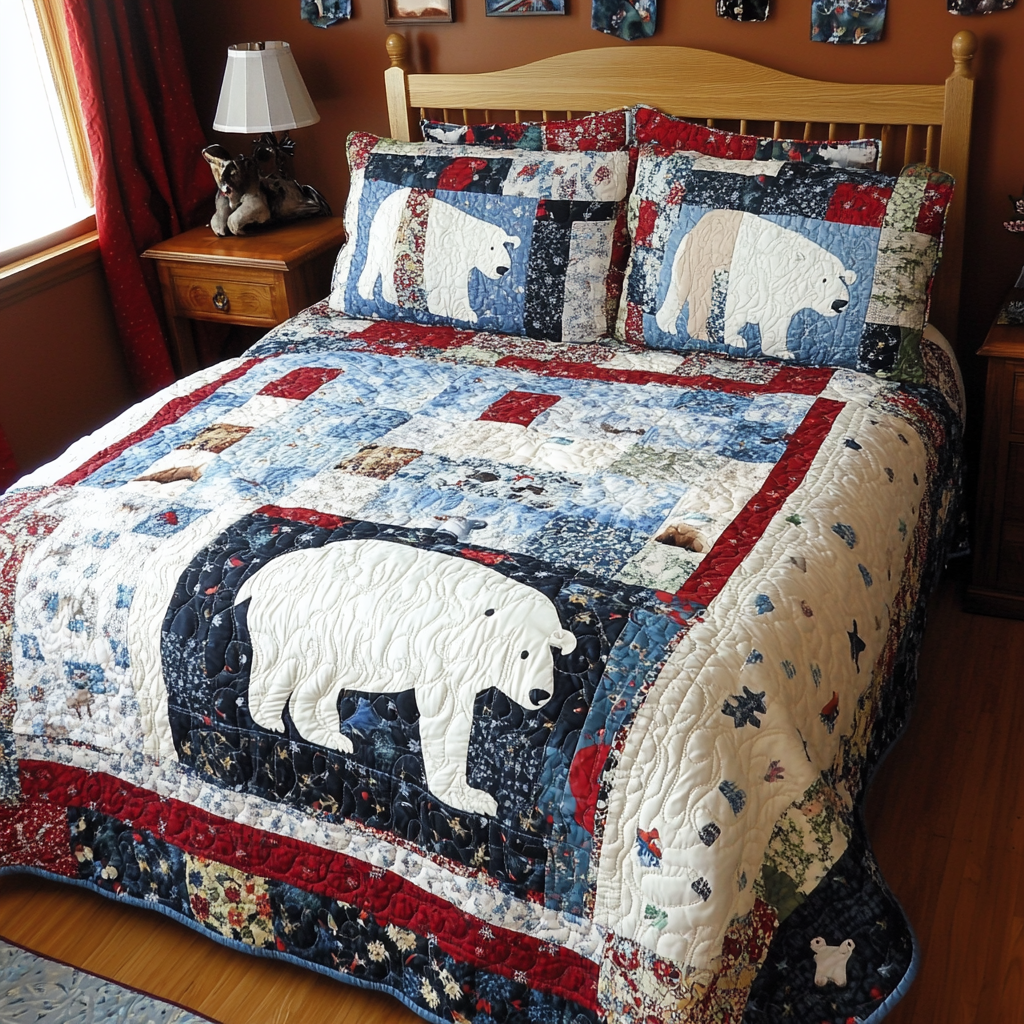 Polar Bear TAI080824045 Quilt Bedding Set