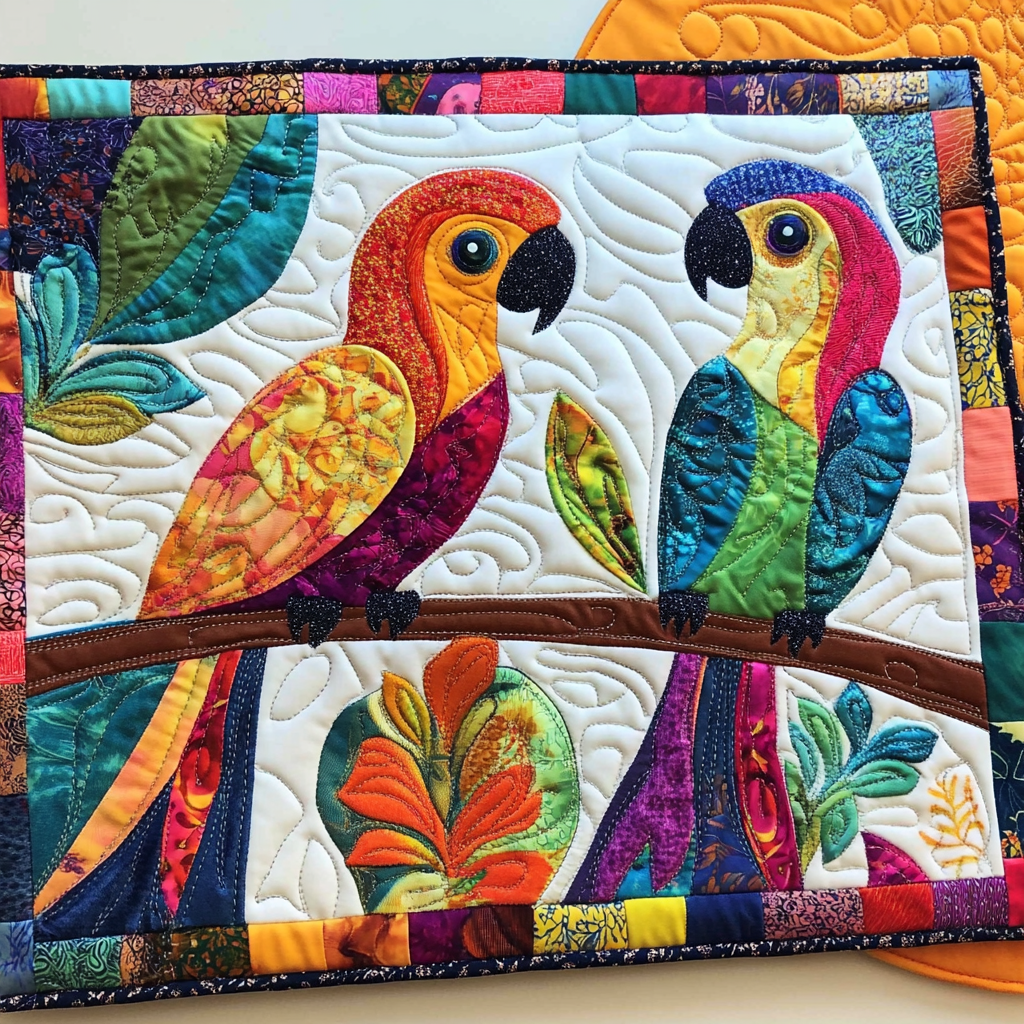 Parrot DAI281124190 Quilted Placemats