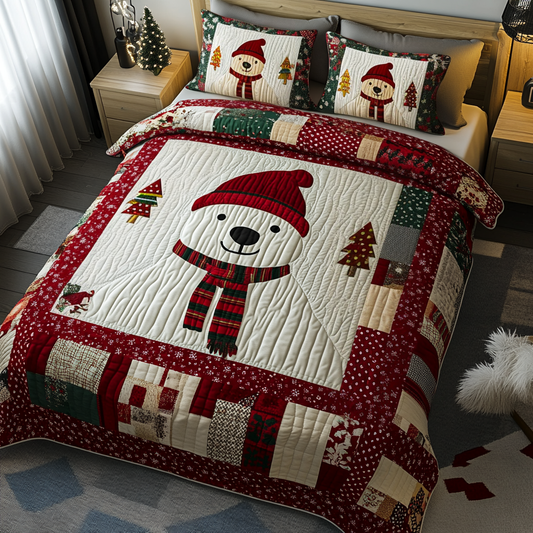 Christmas Polar Bear DAI201124370 Quilt Bedding Set