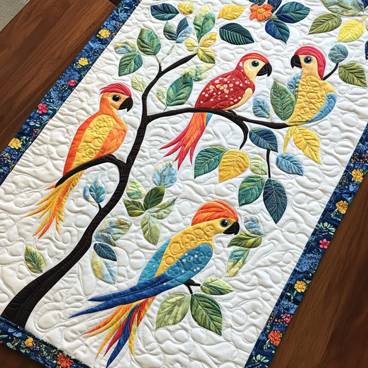 Bird DAI281124180 Quilted Table Runner