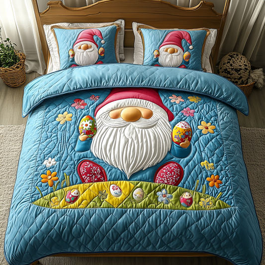 Easter Gnome DAI090125053 Quilt Bedding Set