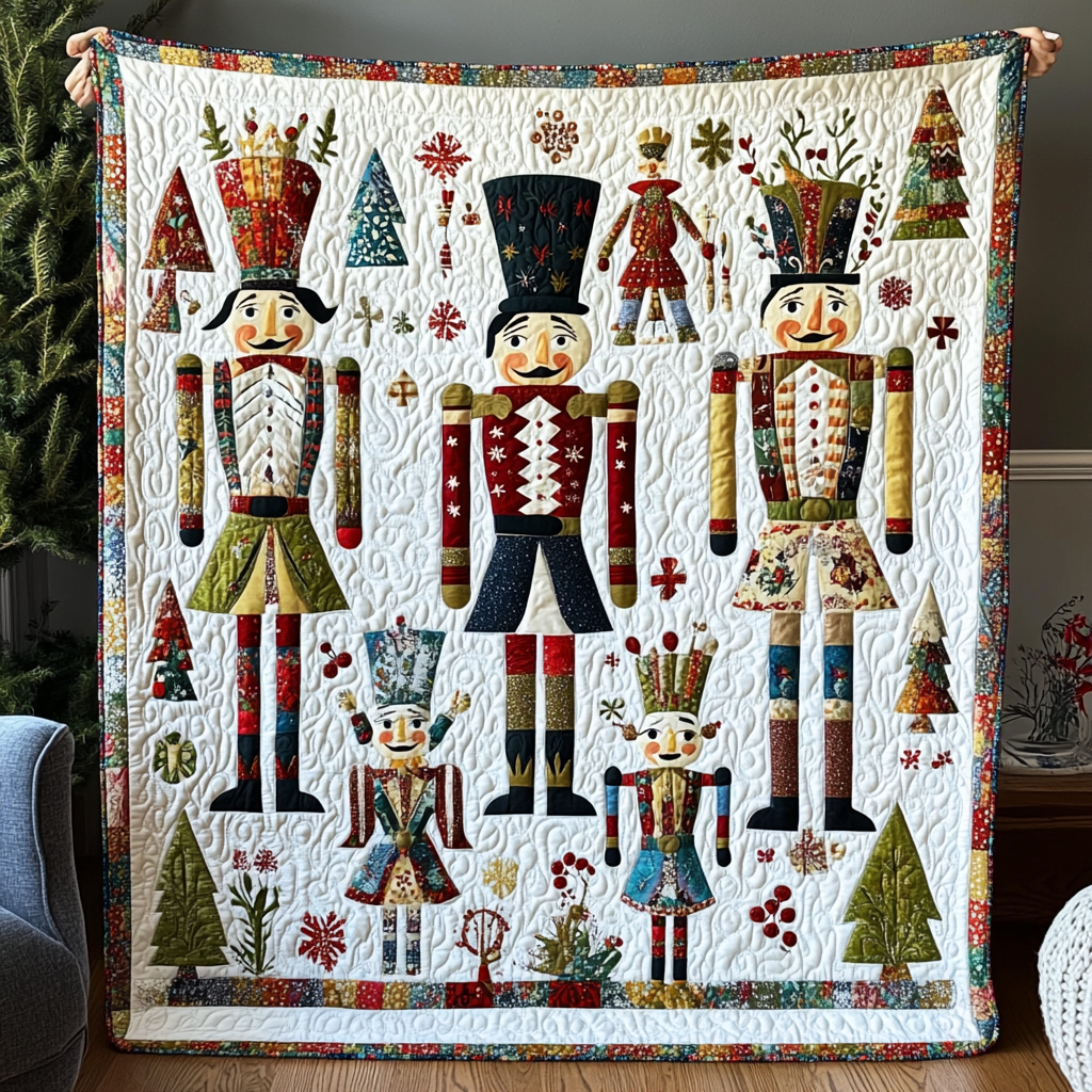 Christmas Nutcracker TAI260924090 Quilt Blanket