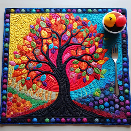 Tree Of Life TAI260224119 Quilted Placemats