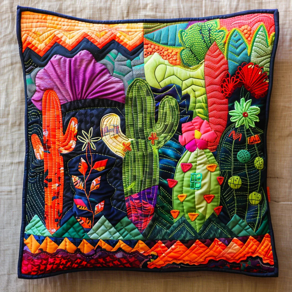 Cactus TAI240424148 Quilted Pillow Case