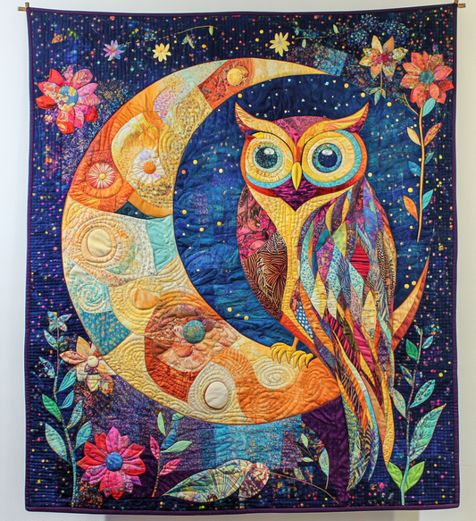 Celestial Owl DAI301224036 Quilt Blanket