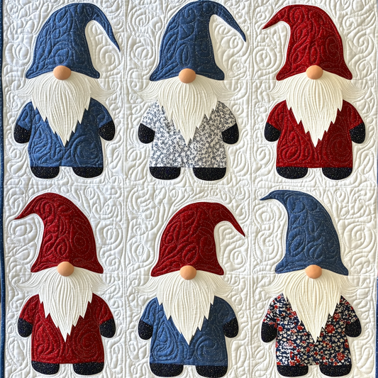 Christmas Gnome TAI260924042 Quilt Blanket