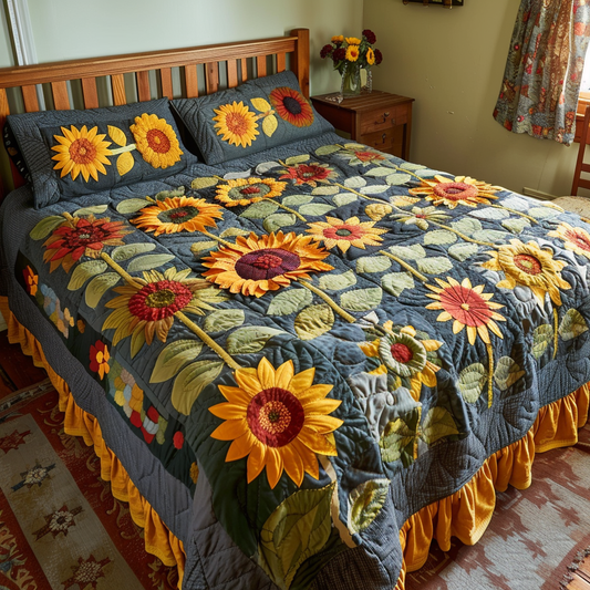 Sunflower TAI040624050 Quilt Bedding Set