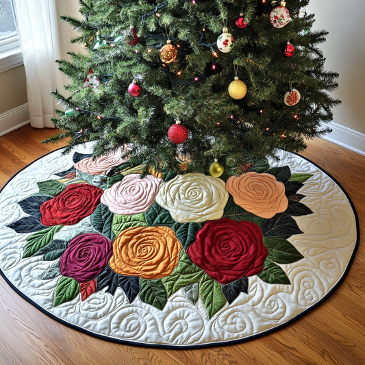 Rose DAI181124006 Quilted Tree Skirt