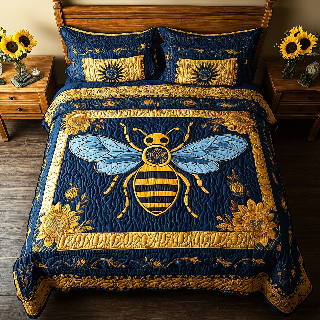 Bee TAI111124125 Quilt Bedding Set