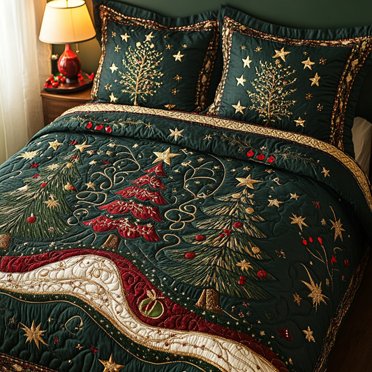 Christmas Tree TAI141124180 Quilt Bedding Set