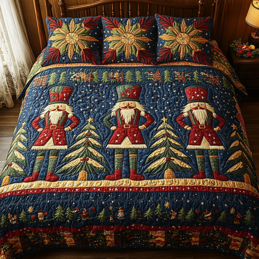 Christmas Nutcracker TAI181024181 Quilt Bedding Set