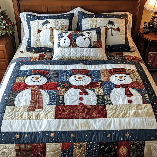 Snowman DAI190824237 Quilt Bedding Set