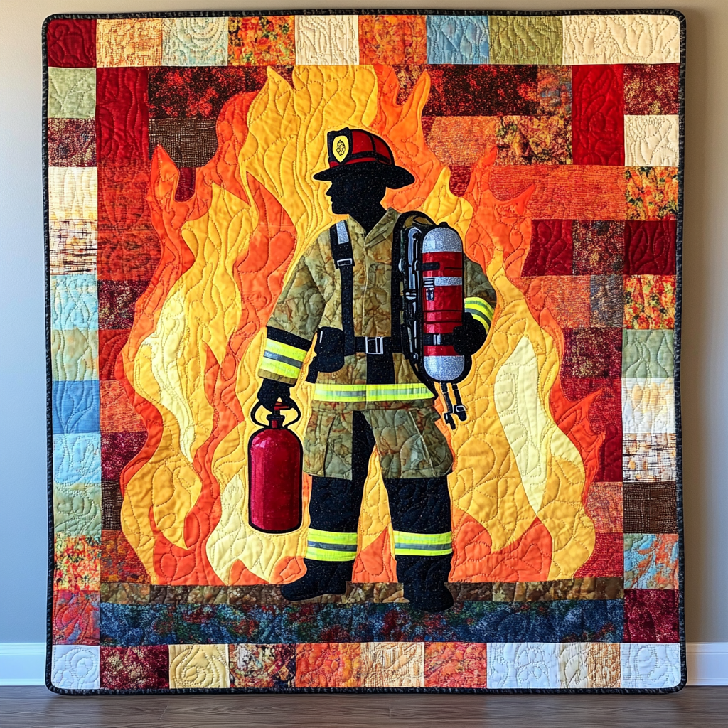 Fireman DAI281124096 Quilt Blanket