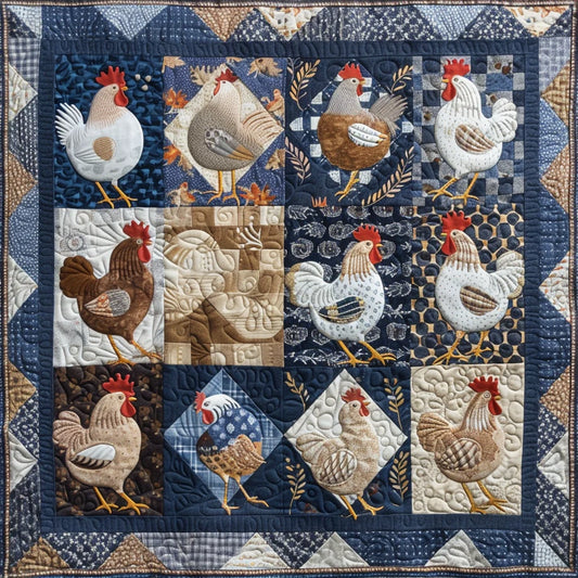 Chicken TAI240424061 Quilt Blanket