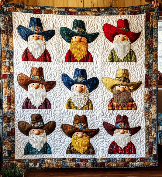 Cowboy Gnome DAI241224373 Quilt Blanket