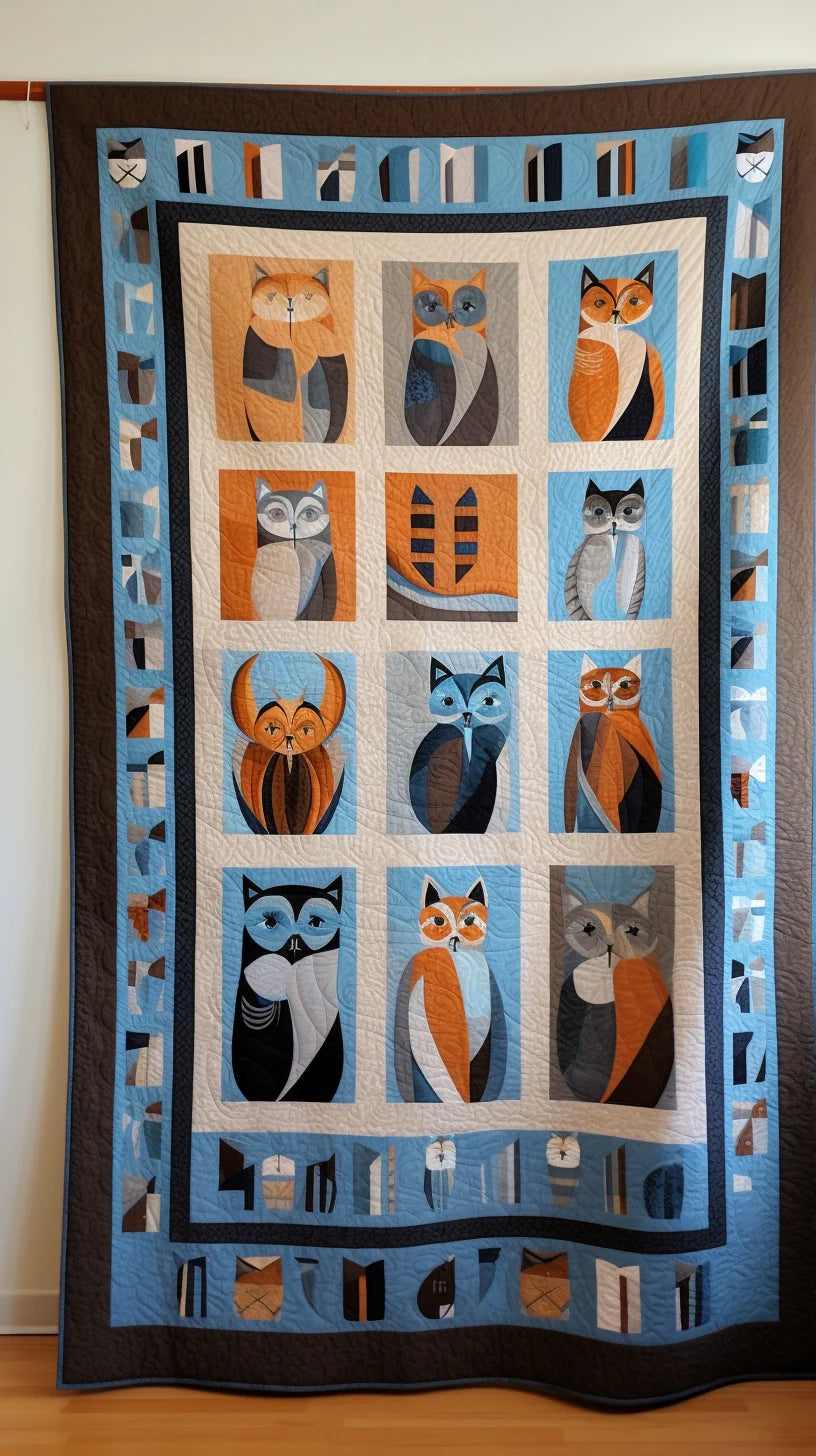 Owls TAI13112304 Quilt Blanket