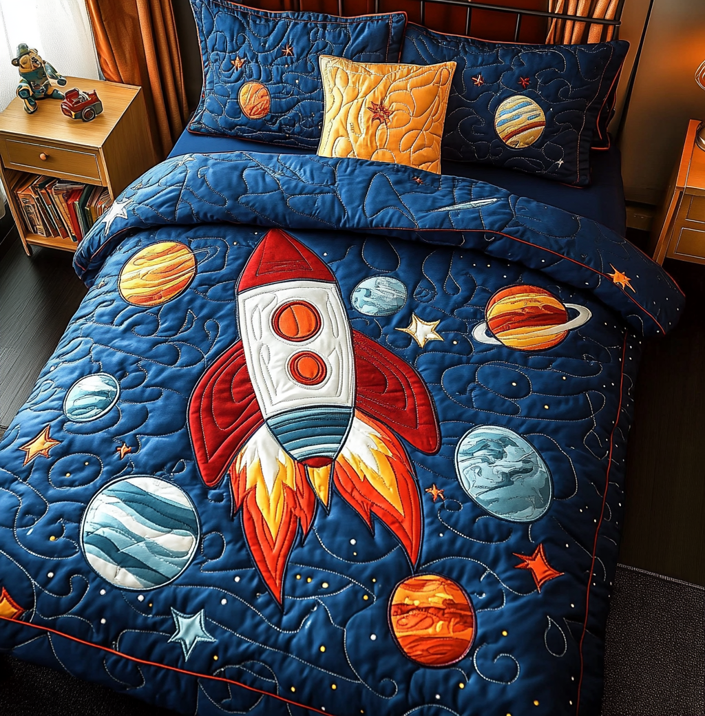 Rocket DAI301224255 Quilt Bedding Set