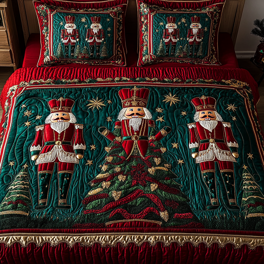 Christmas Nutcracker TAI201124175 Quilt Bedding Set