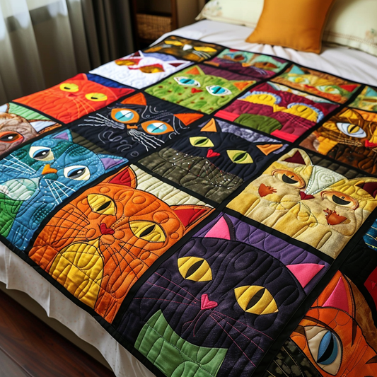 Cat TAI040724009 Quilt Blanket