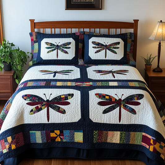 Dragonfly DAI280824245 Quilt Bedding Set